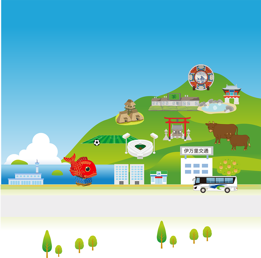 イラストスマホ_風景